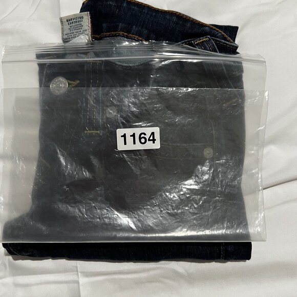 True Religion Women's Dark Wash Skinny Jeans Waist 27 - Picture 8 of 9